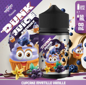 Cupcake Myrtille Vanille 50ml Dunk Juice Factory