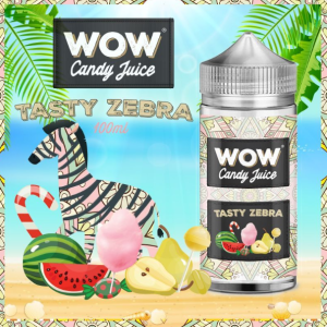 Tasty Zebra 100ml Wow Candy Juice Fresh