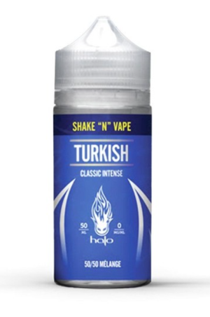 Turkish Tobacco 50ml de chez Halo Premium est un tabac classic oriental aux arômes bien épicés.