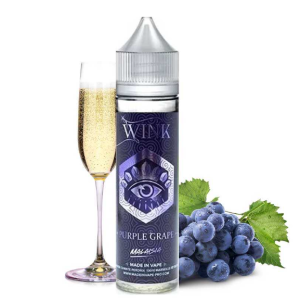 Purple Grape Fresh 50ml Wink Le e-liquide de référence chez Wink, un e-liquide à base de Champagne et de Raisin Noir, et ou une légère Fraîcheur est bienvenue. Produit Français Bouteille 60ml avec 50ml de e-liquide Sans Sucralose