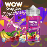 Dinocherry Wow Candy Juice Concentré 30ml No Fresh. Un e-liquide à base de Cerises, de poires et de Bananes. fiole de 30ml dosage 12% Sans sucralose Produit Français