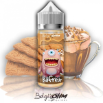 Le Bâfreur 100ml Belgi'Ohm. Un Café avec une belle note de Crème, accompagné de son Biscuit Spéculoos. 75 VG/25 PG Flacon de 120ml avec 100ml de E-liquide Production Belge