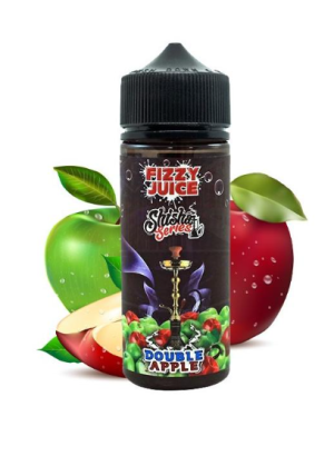 Double Apple 100ml Fizzy Juice Ce e-liquide de chez Fizzy Juice est une saveur intense d'agrumes et de pommes.. PG30/70VG produit Malaisie 0mg de nicotine Fiole de 120ml contenant 100ml de e-liquide