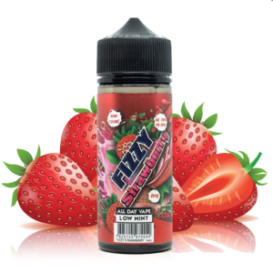 Strawberry 100ml Fizzy Juice Une Fraise parfaite pour l'assemblage de ce e-liquide de chez Fizzy. Cet Fraise est parfaitement sucrée et bien mûre. PG30/70VG produit Malaisie 0mg de nicotine Fiole de 120ml contenat 100ml de e-liquide