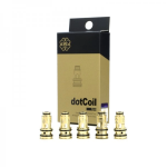 Resistances DotCoil V2 0.3 Boîte de 5 Pièces Résistances Dotcoils pour DotAio V2, DotStick Revo et DotTank 25mm. dotCoil V2 0.30Ω, mesh entre 25 et 40 watts.