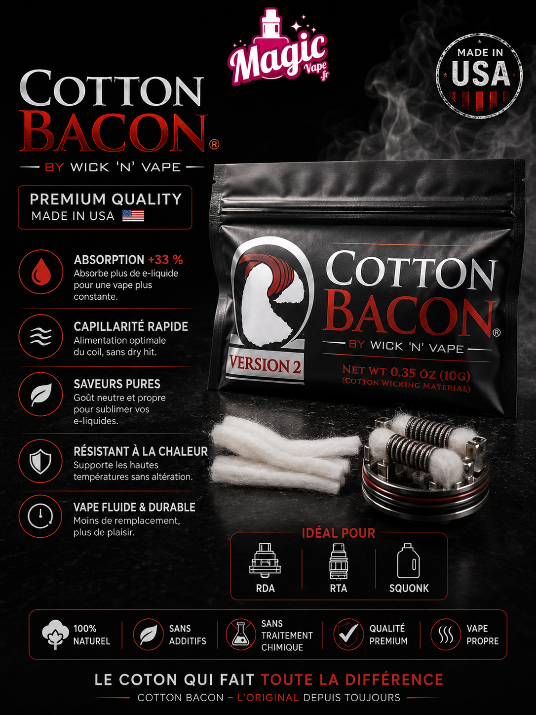 cotton bacon wick n vape