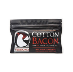 Le fameux Cotton Bacon V2, l'amélioration est à tous les niveaux, capillarité, résistance à la chaleur. Il a subi un processus d'extraction supplémentaire des huiles naturelles contenues dans le coton. Le rendu des saveurs est exemplaire.