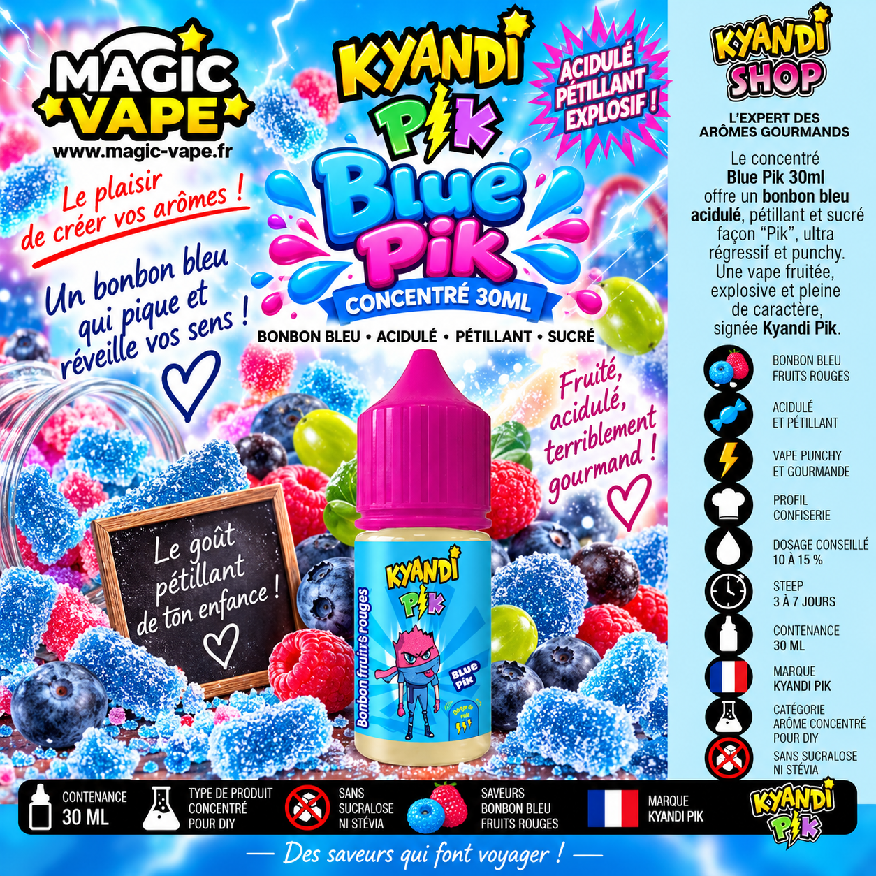 blue pik kyandi pik 30ml