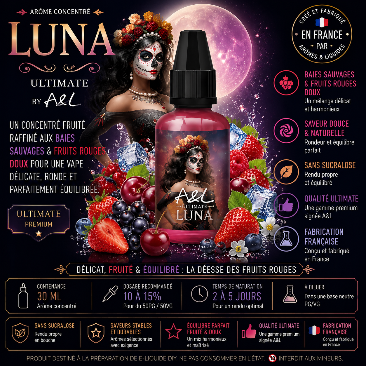 Luna 30ml Ultimate Arômes et Liquides