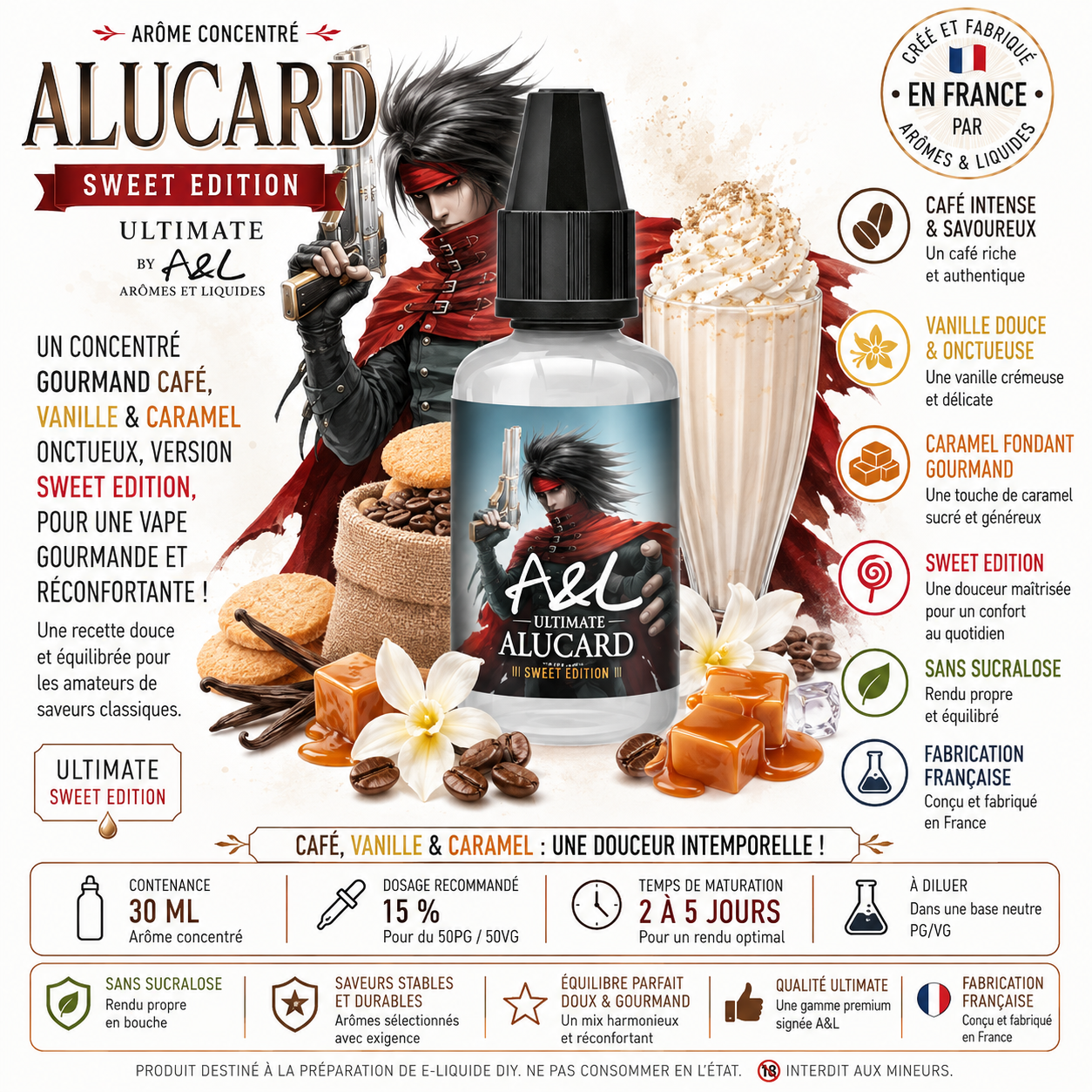 alucard sweet edition 30ml Ultimate Arômes et Liquides