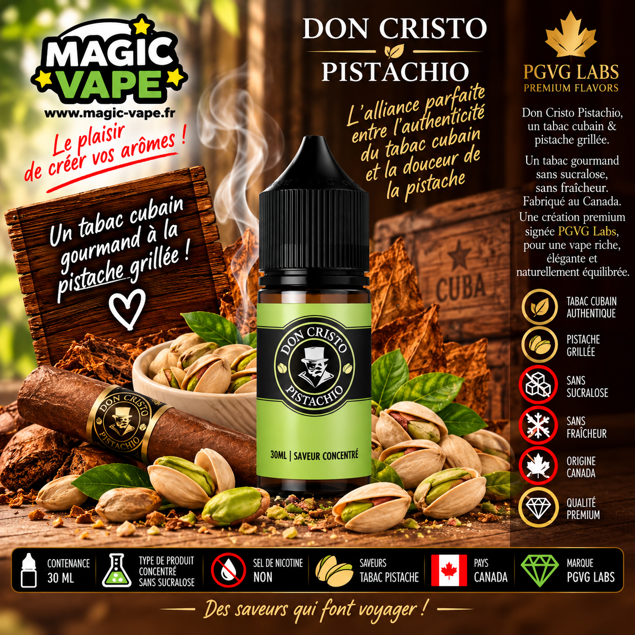concentre don cristo pistachio 30 ml