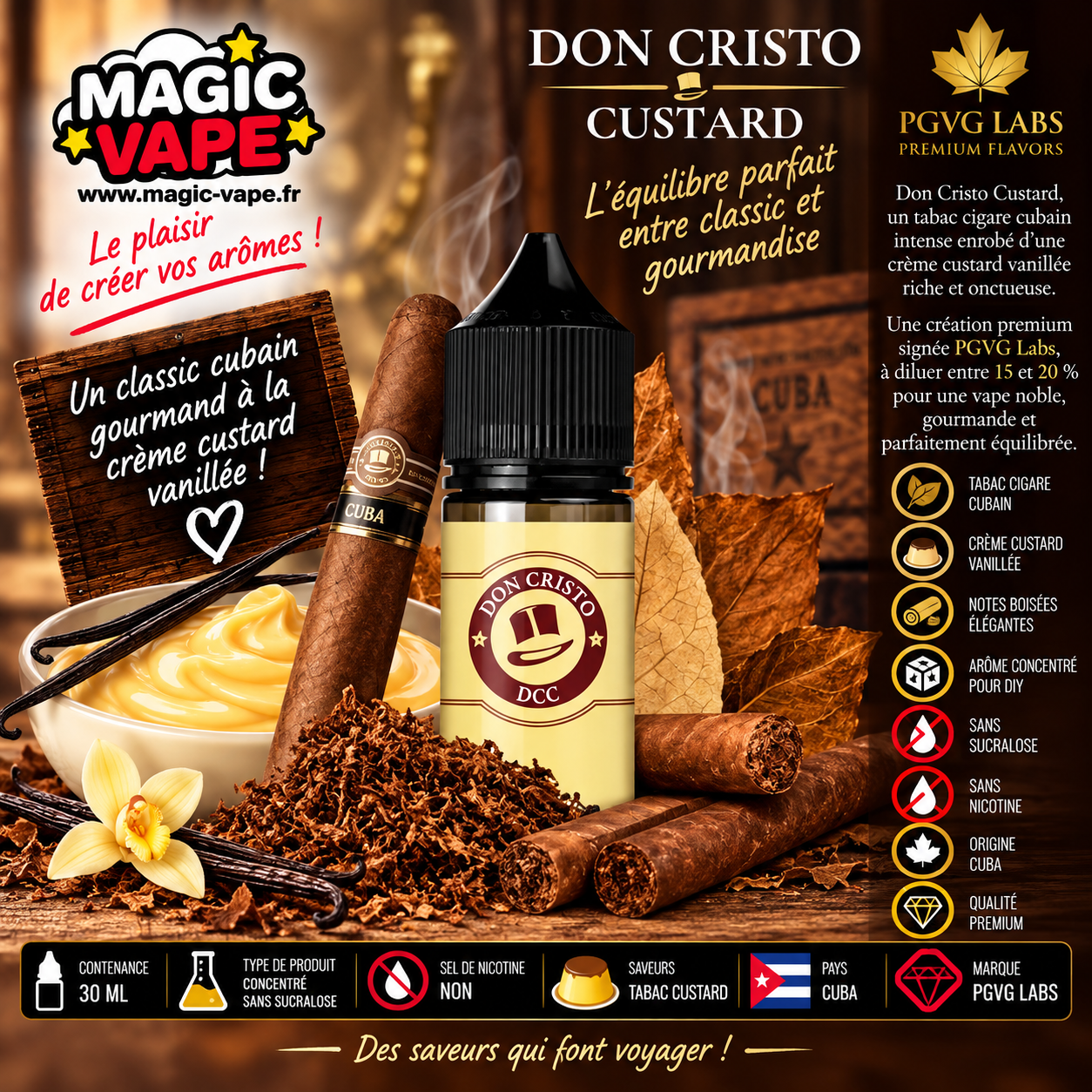 concentre don cristo custard 30ml