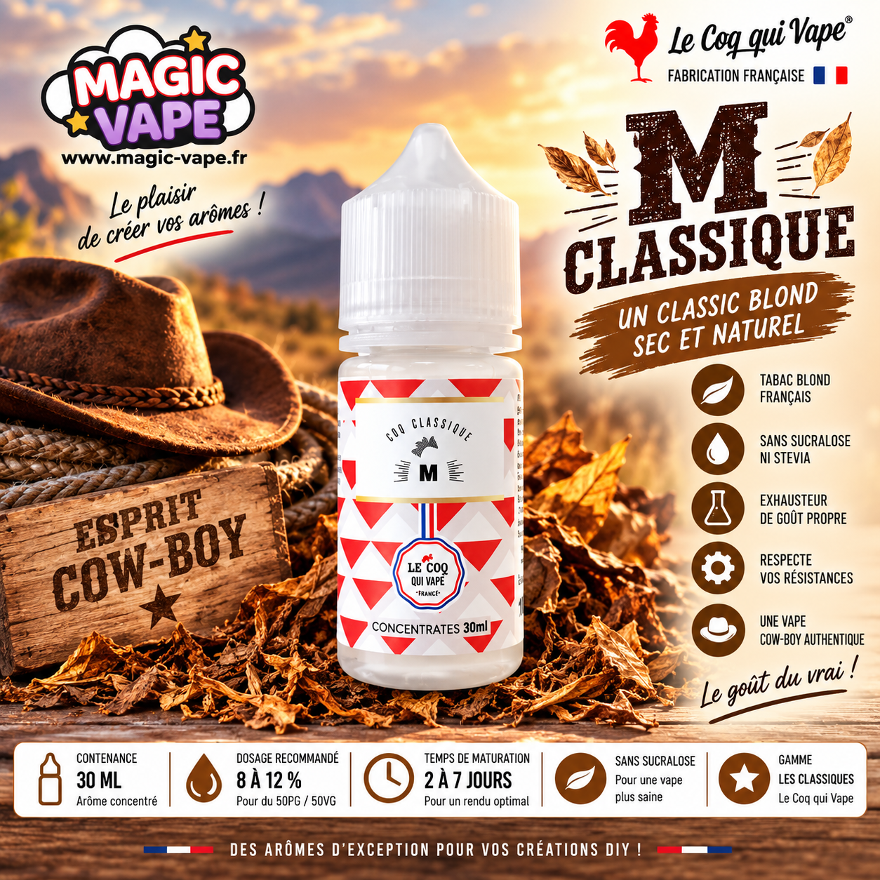 m classique 30ml Le Coq Classique classic blond
