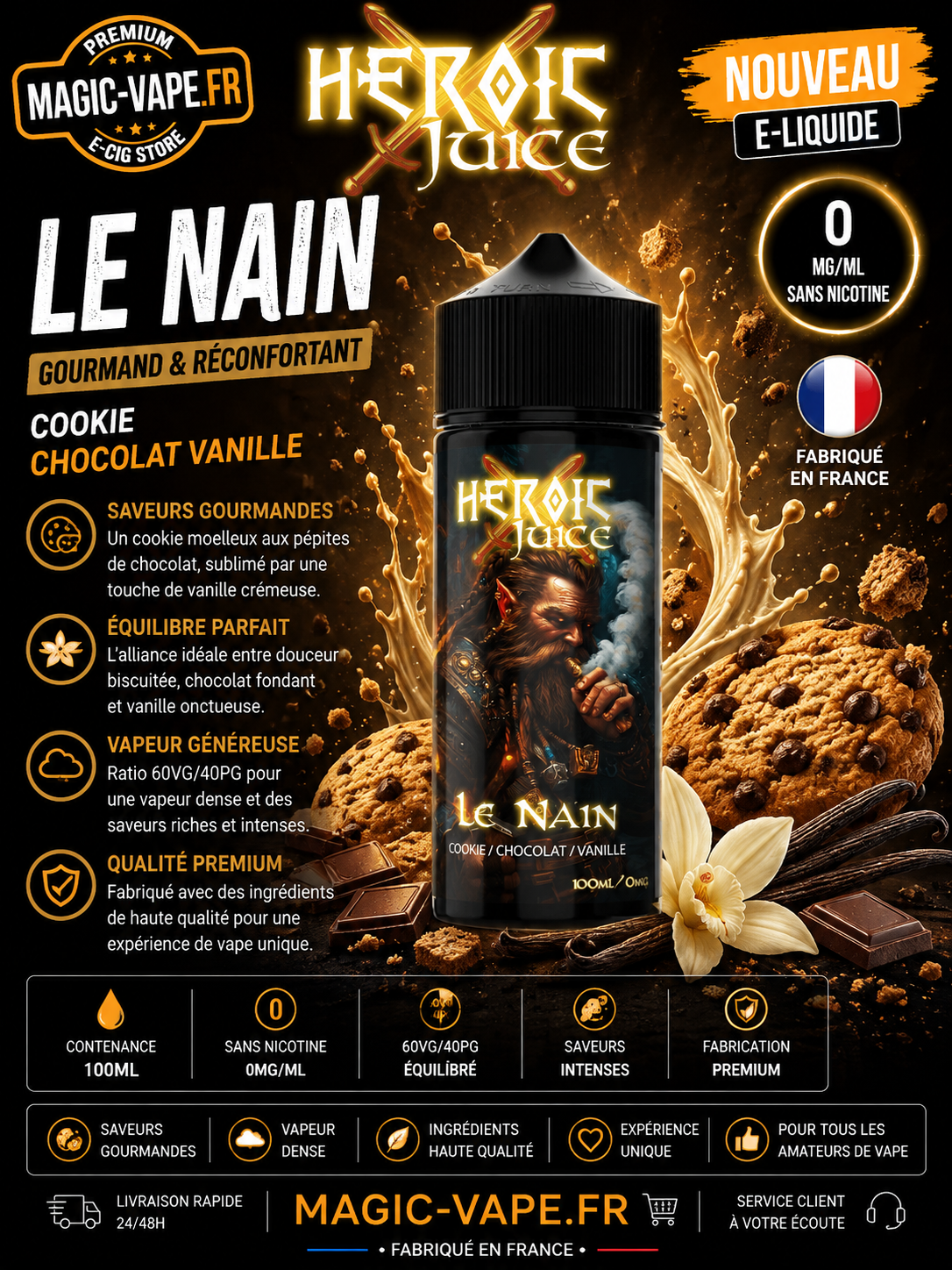 le nain heroic juice 100ml