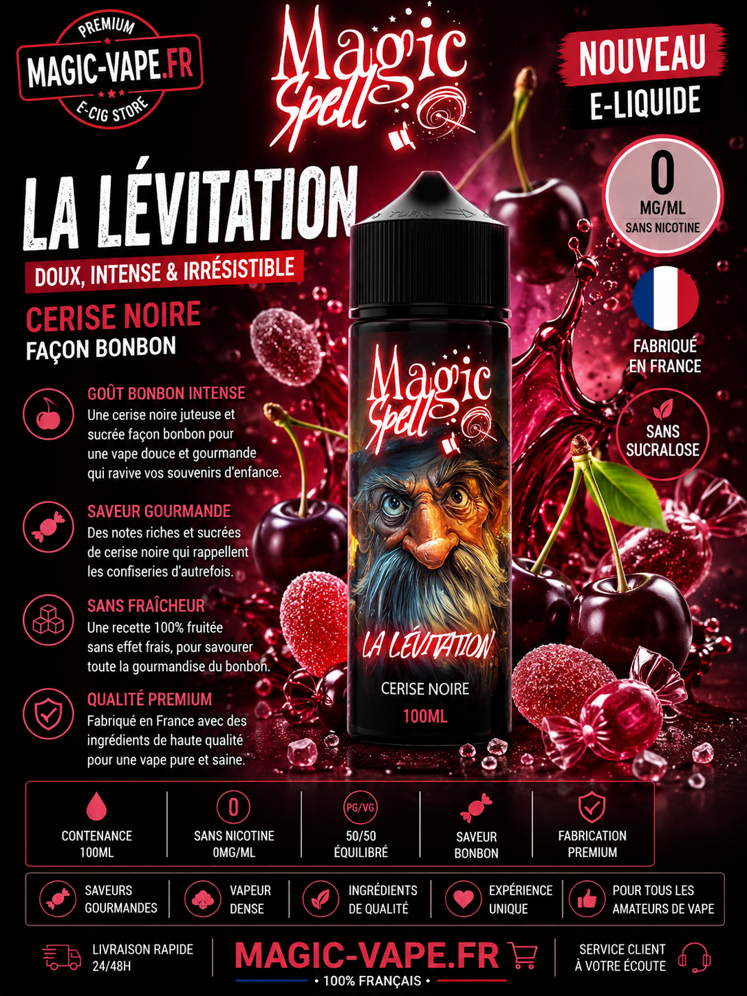La Lévitation – 100 ml (Magic Spell)