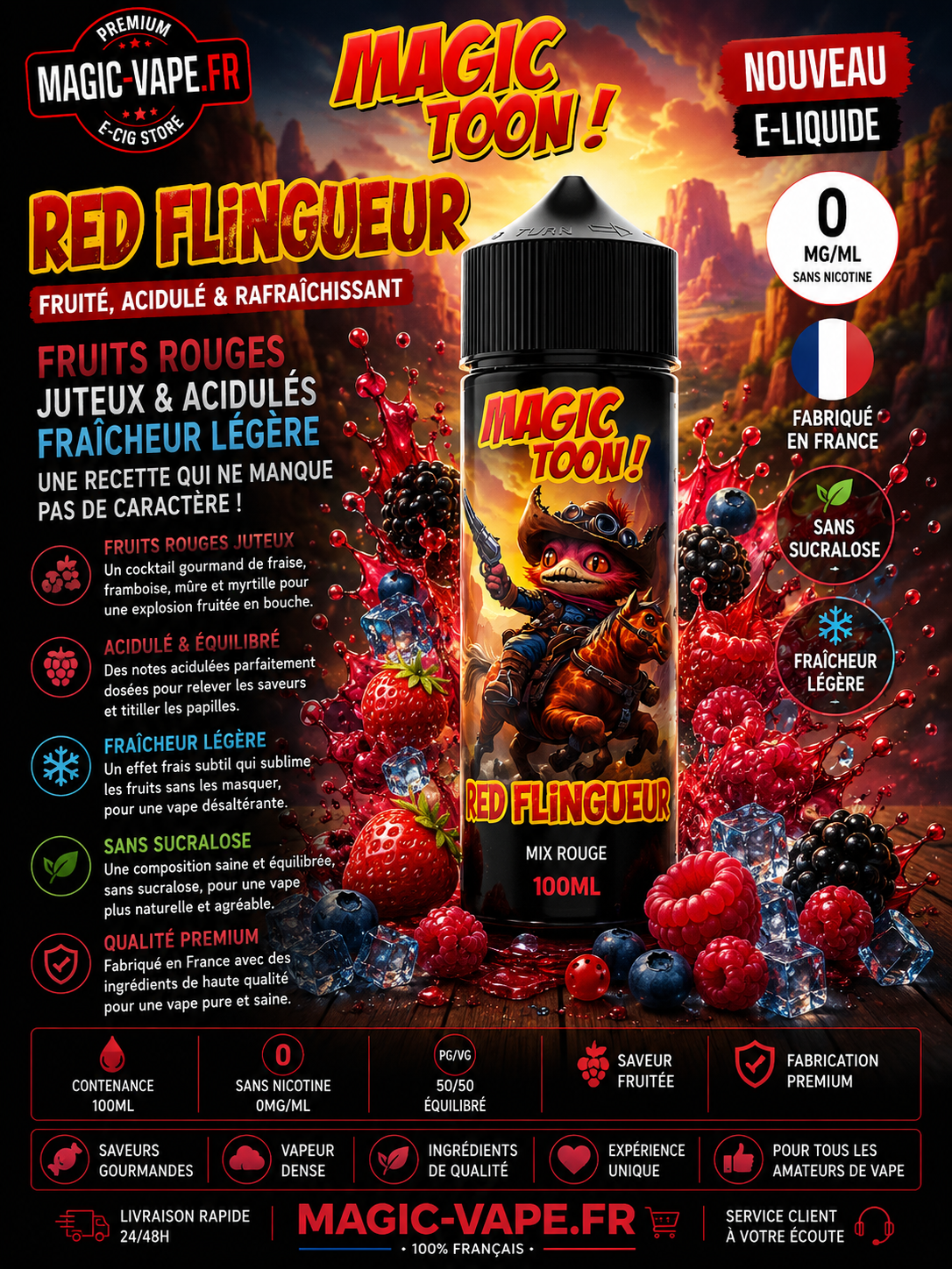 Red Flingueur – 100 ml (Magic Toon)