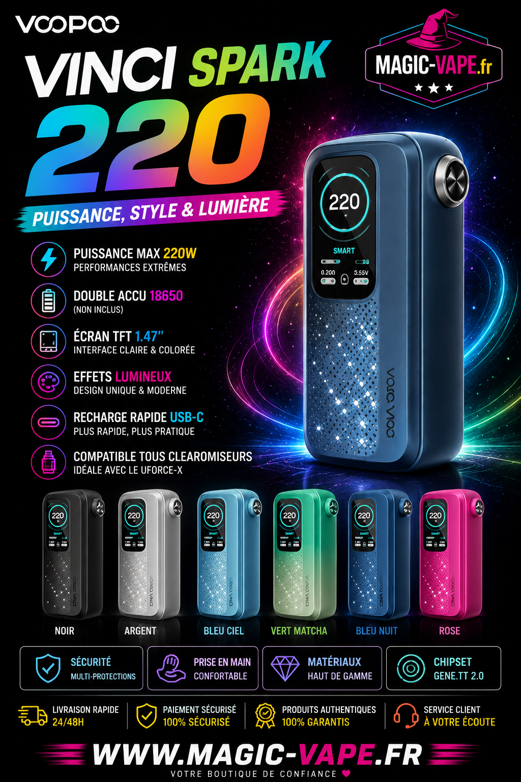box vinci spark 220