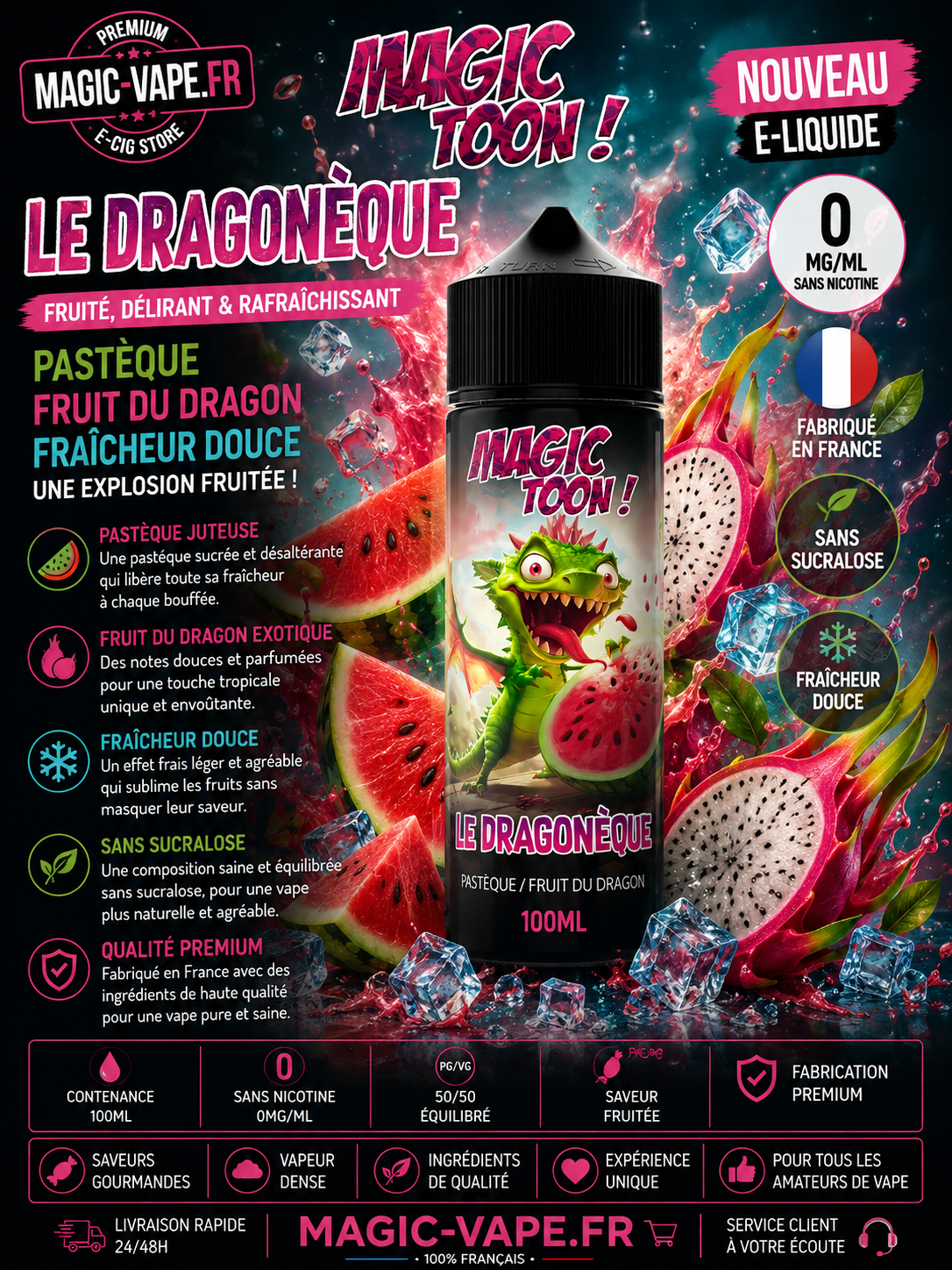 Le Dragonèque – 100 ml (Magic Toon)