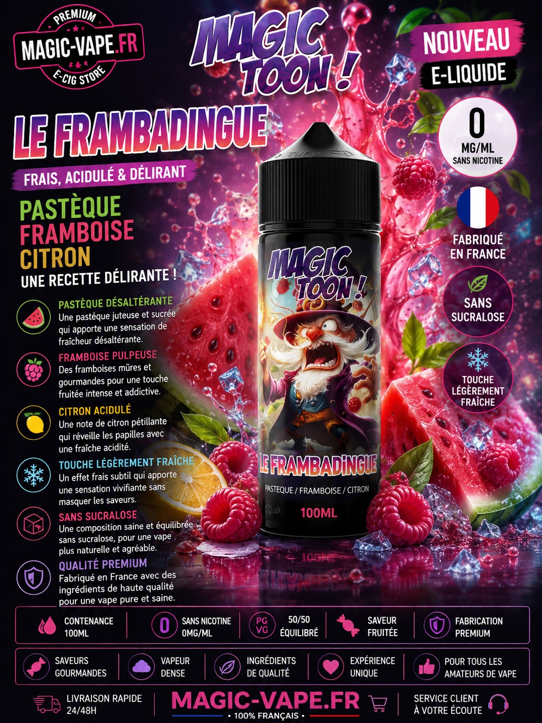 Le Frambadingue – 100 ml (Magic Toon)