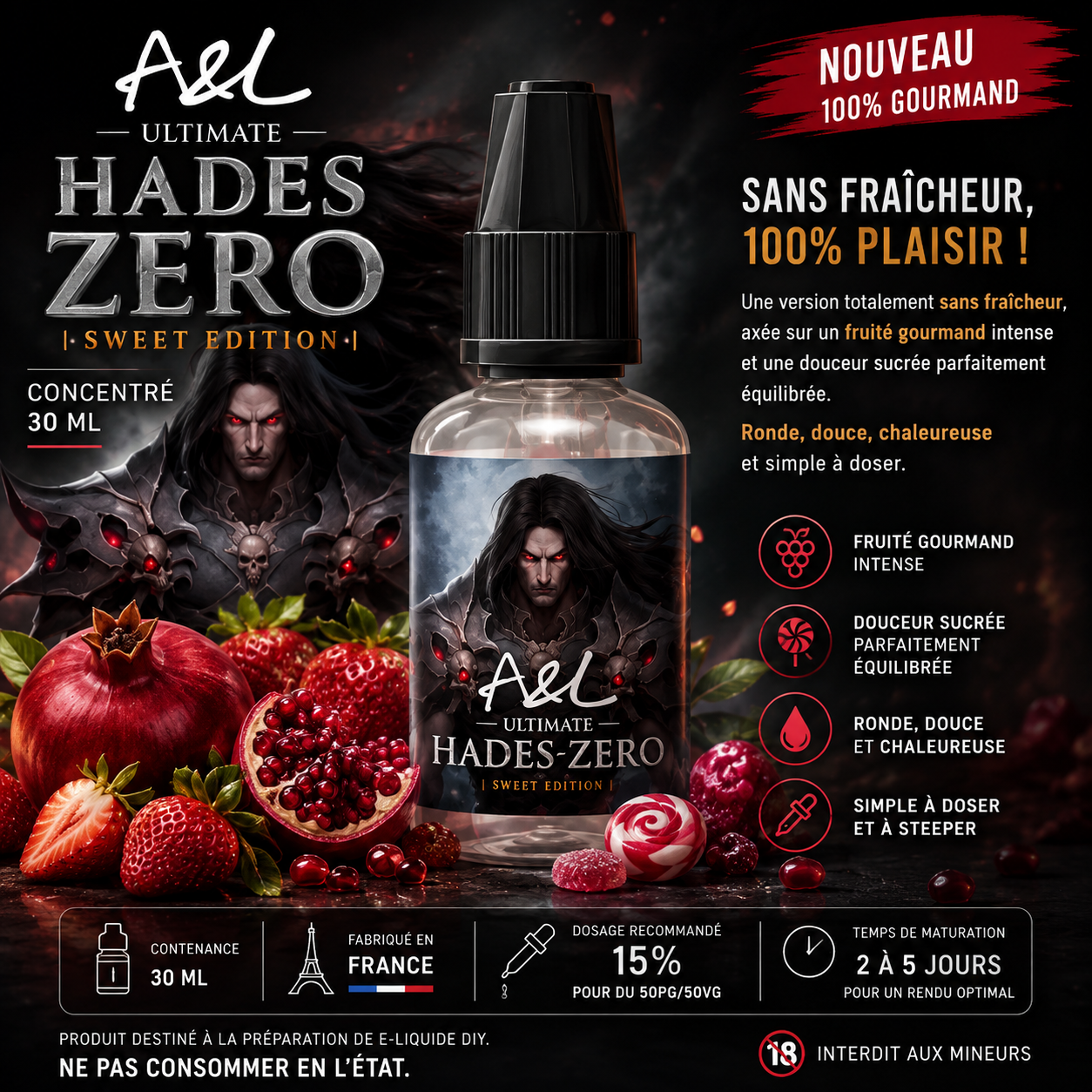 Hades Zero Sweet Edition – 30 ml (Ultimate – A&L) 1 hades zero sweet edition concentre