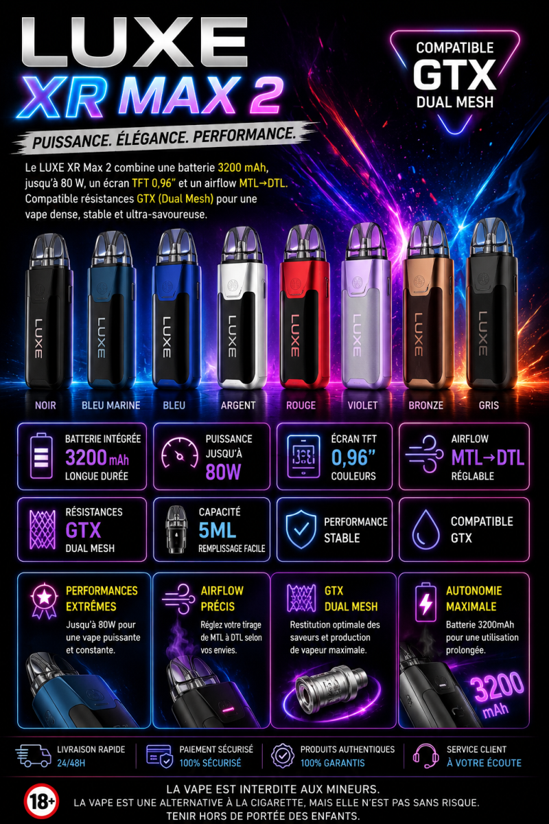 Luxe XR Max 2 / Vaporesso view 59