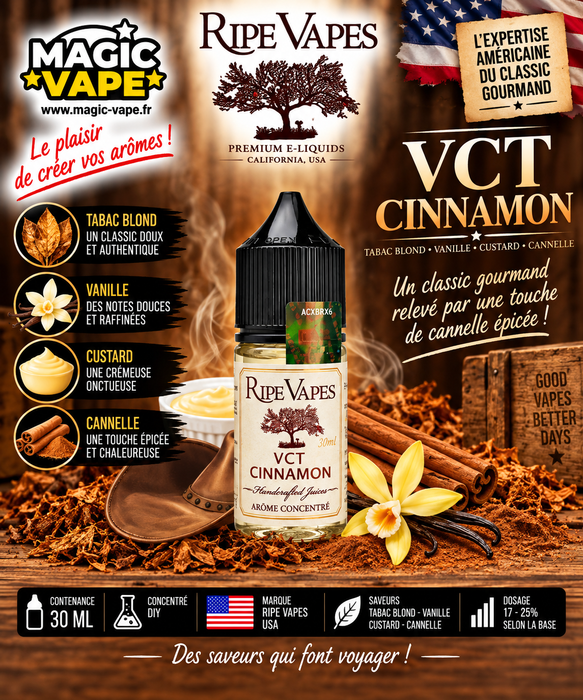 vct cinnamon 30ml ripe vapes