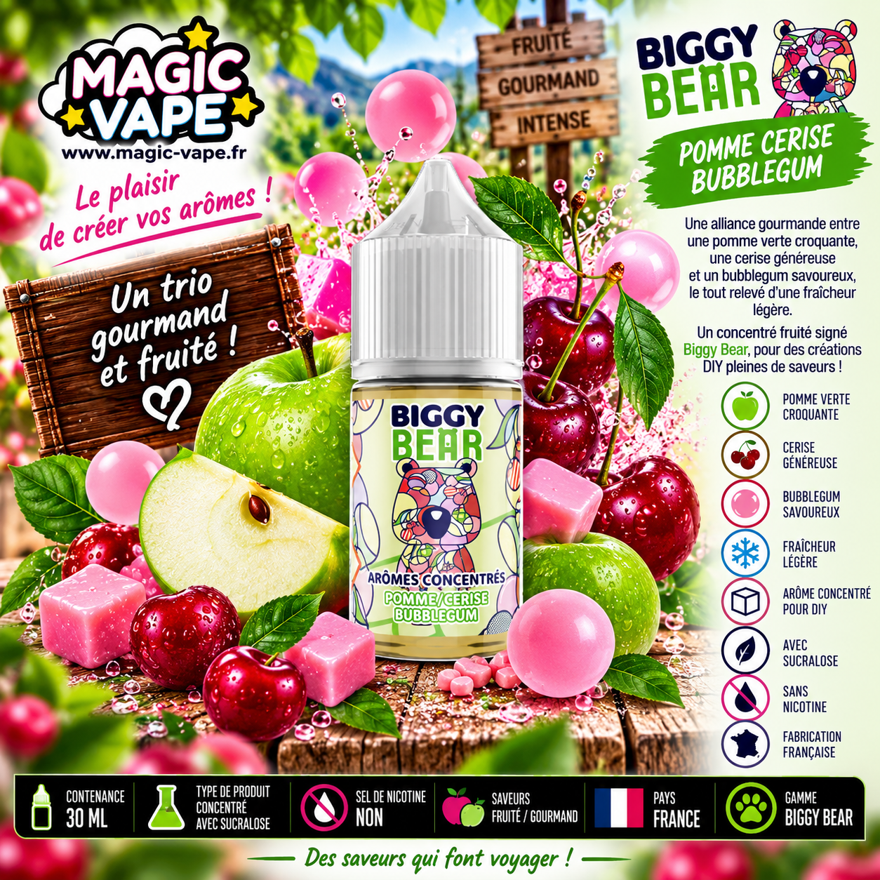 biggy bear pomme cerise 30 ml