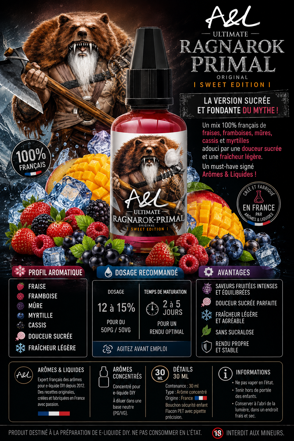 ragnarok primal sweet edition 30ml