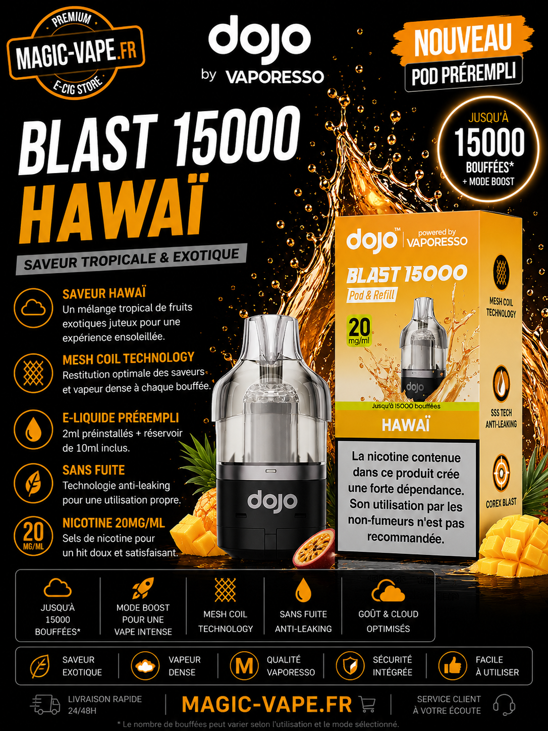 pod dojo blast 15k hawai