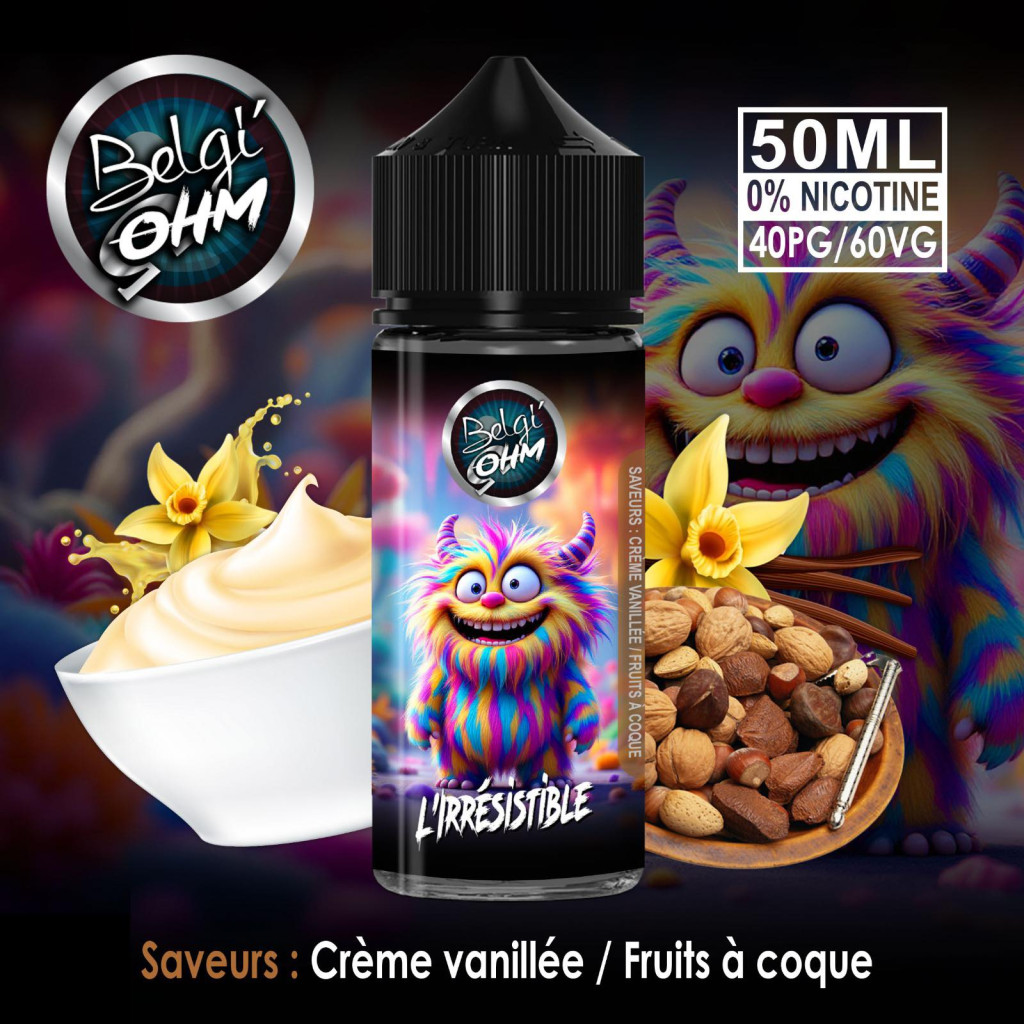 Belgi oHm XXl e liquide : les grands formats belges aux saveurs intenses et généreuses 3 belgiohm l irresistibles 50 ml
