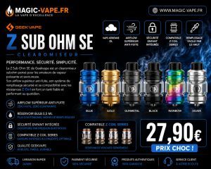 Clearomiseur Z Sub Ohm SE Geekvape