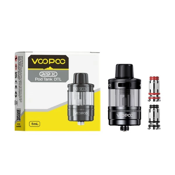 Pod Tank PnP X DTL 5 ml 26mm – Voopoo 1 pod tank pnp x dtl