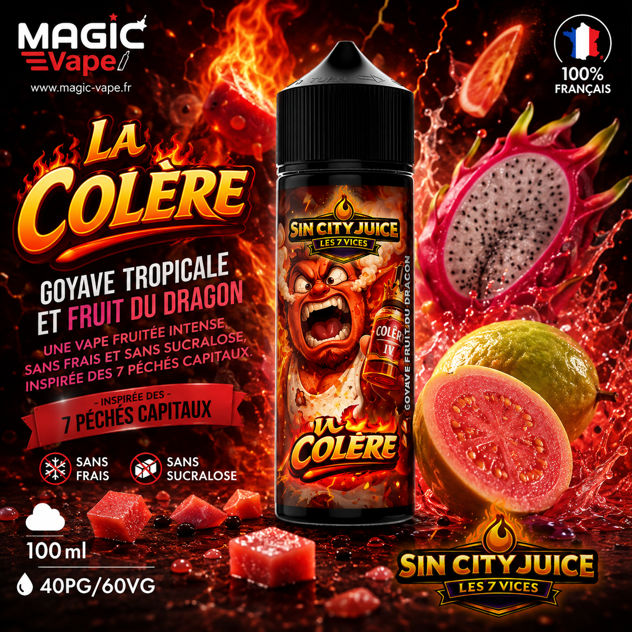 La Colère – Sun City Juice 100 ml