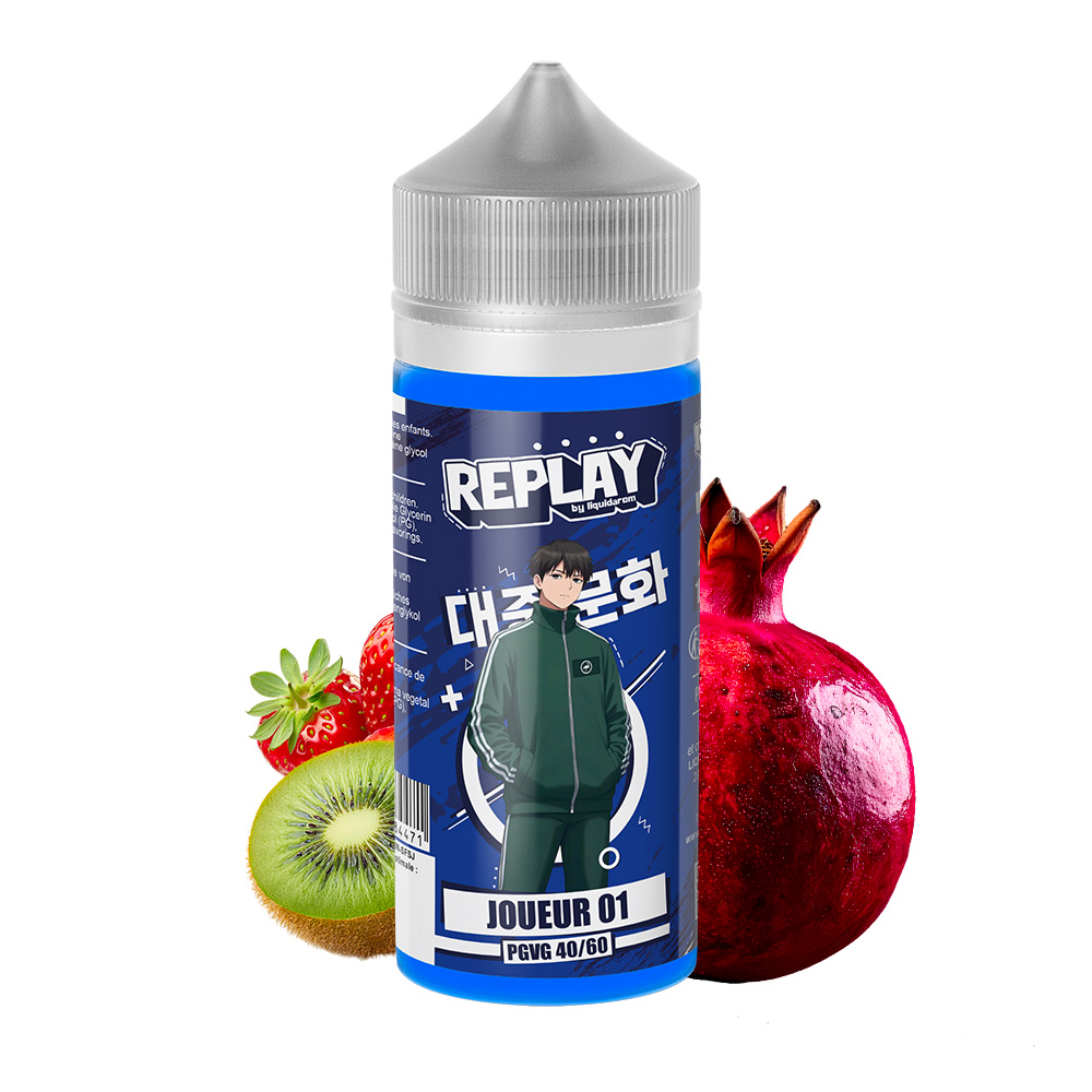 Joueur 01 100 ml – Replay / LiquidArom 1 joueur 01 replay liquida rom 100ml