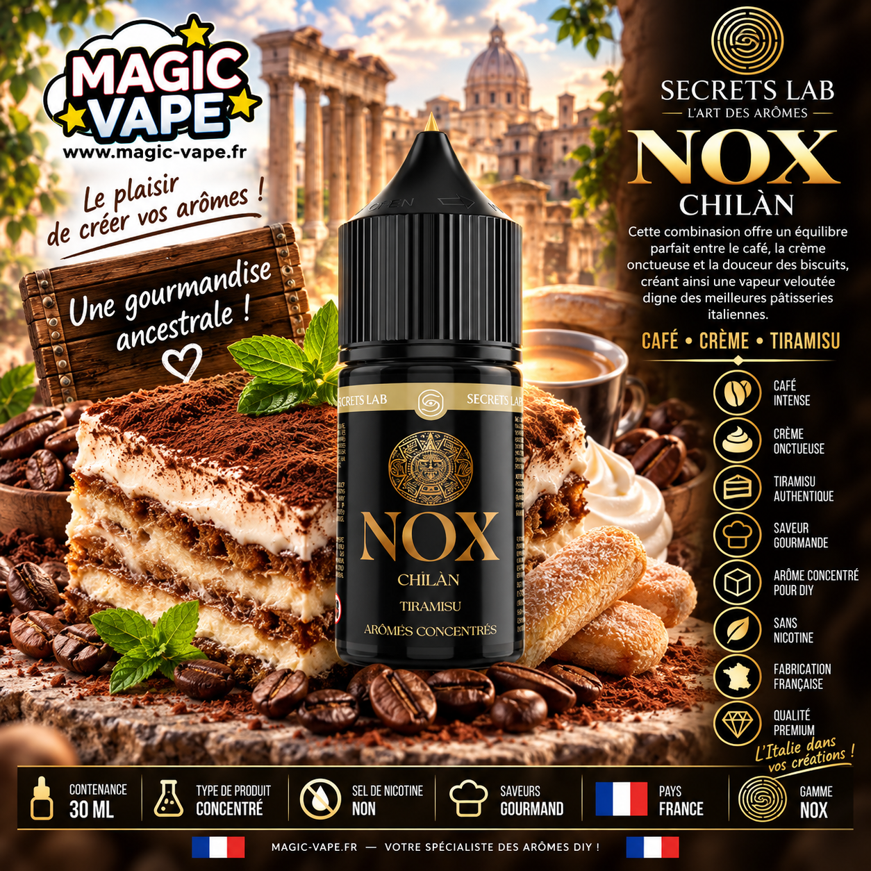 concentre chilan 30ml nox secrets lab