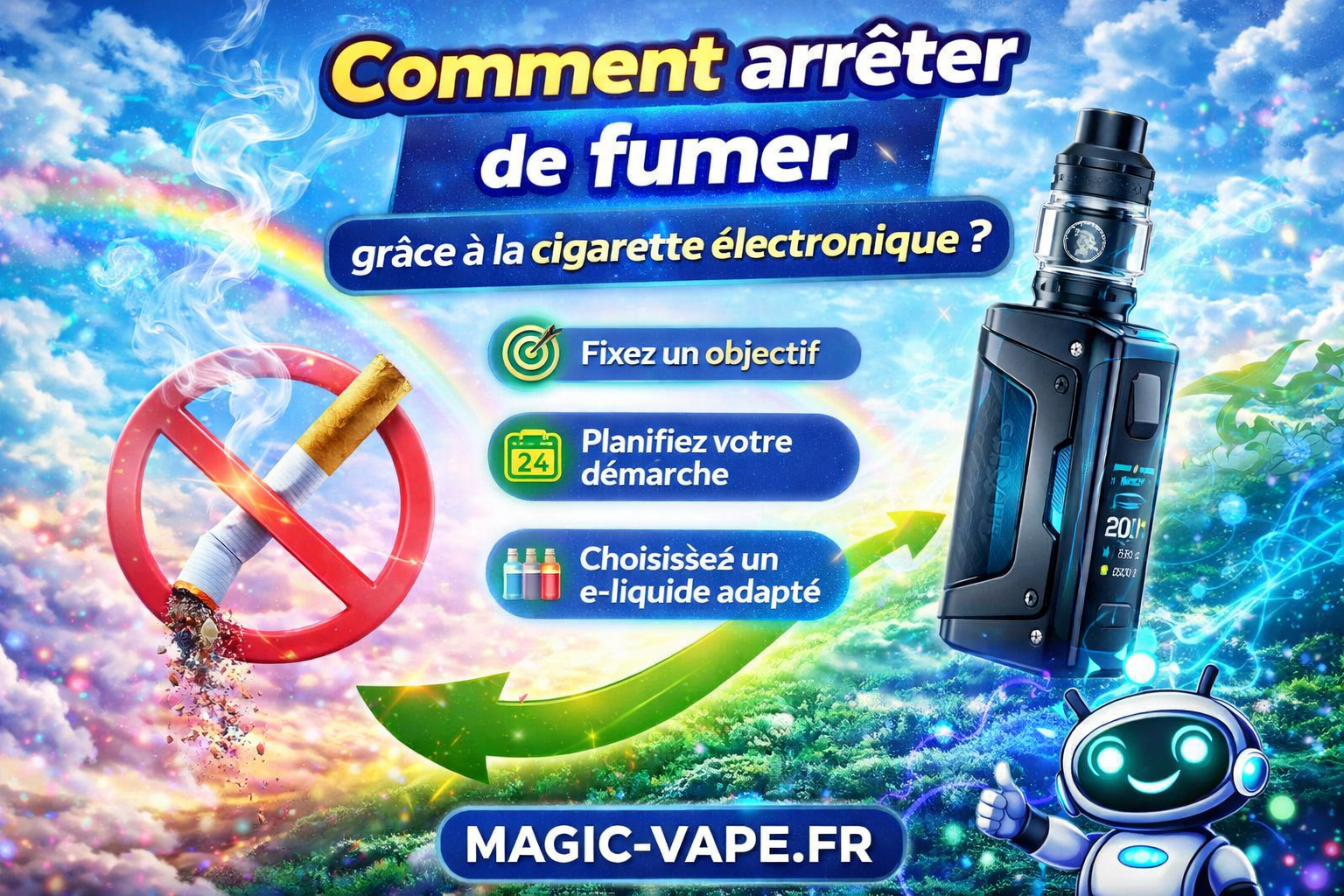 comment arrêter de fumer grâce à la cigarette électronique