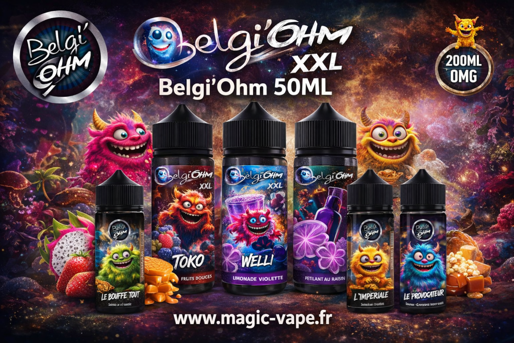 Belgi oHm XXl e liquide : les grands formats belges aux saveurs intenses et généreuses 8 belgi ohm xxl e liquide saveurs intenses grand format