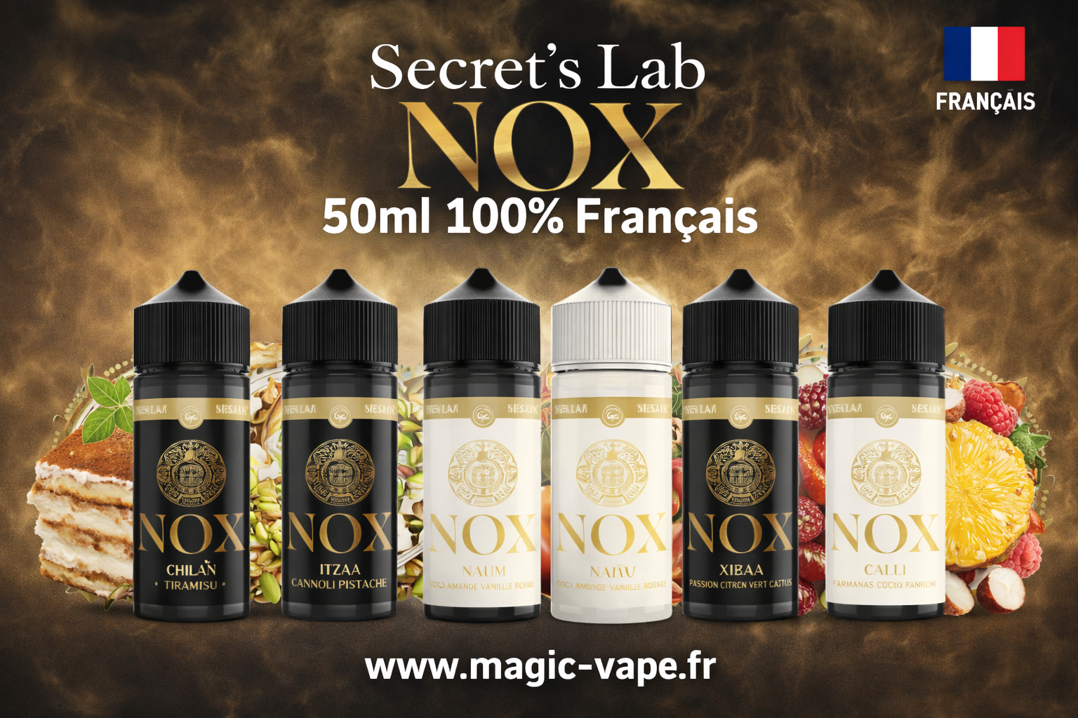secrets lab nox e liquide gamme premium intense