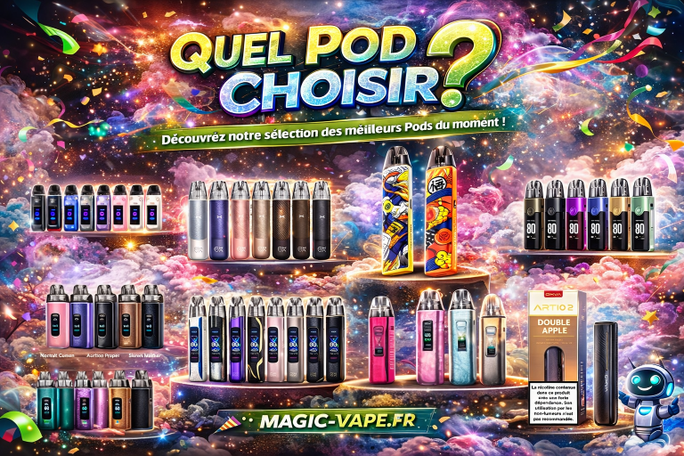 Quel pod choisir en 2026 ? Comparatif complet des meilleurs pods vape 7 quel pod choisir comparatif meilleurs pods cigarette électronique 2026