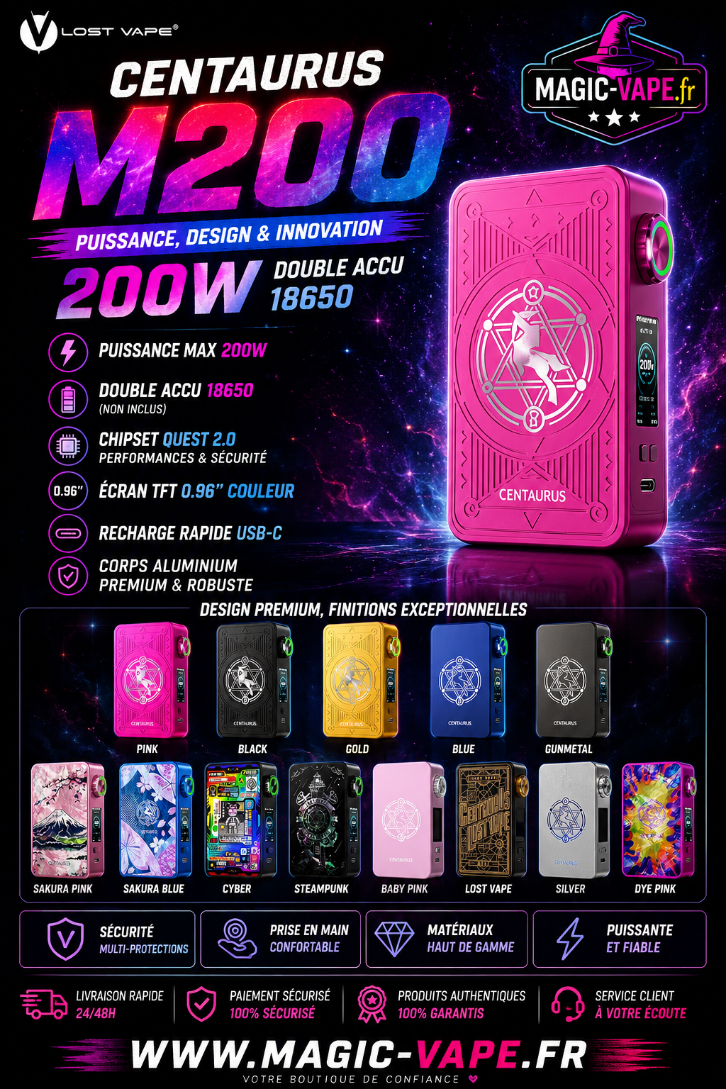 box centaurus m200 lost vape