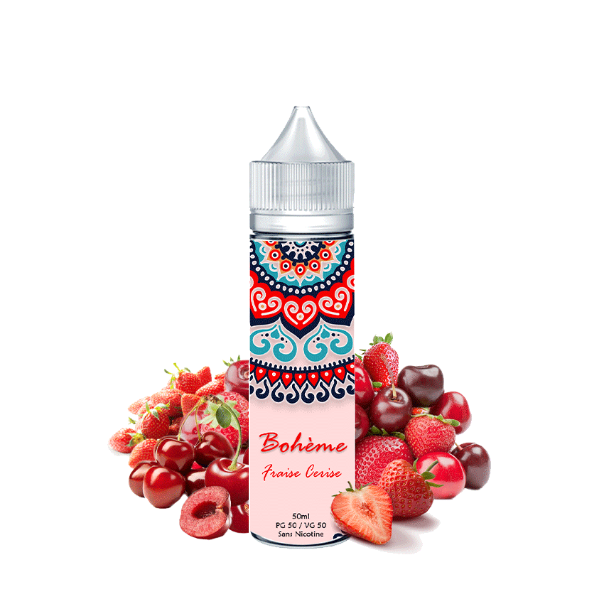 E-liquide Bohème Fraise Cerise 50ml 0mg view 8