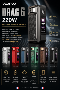 Box Drag 6 220W – Voopoo