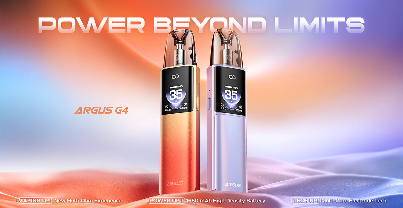 Kit Pod Argus G4 1650mAh Voopoo 4 argus g4 voopoo design premium aluminium zinc effet cuir