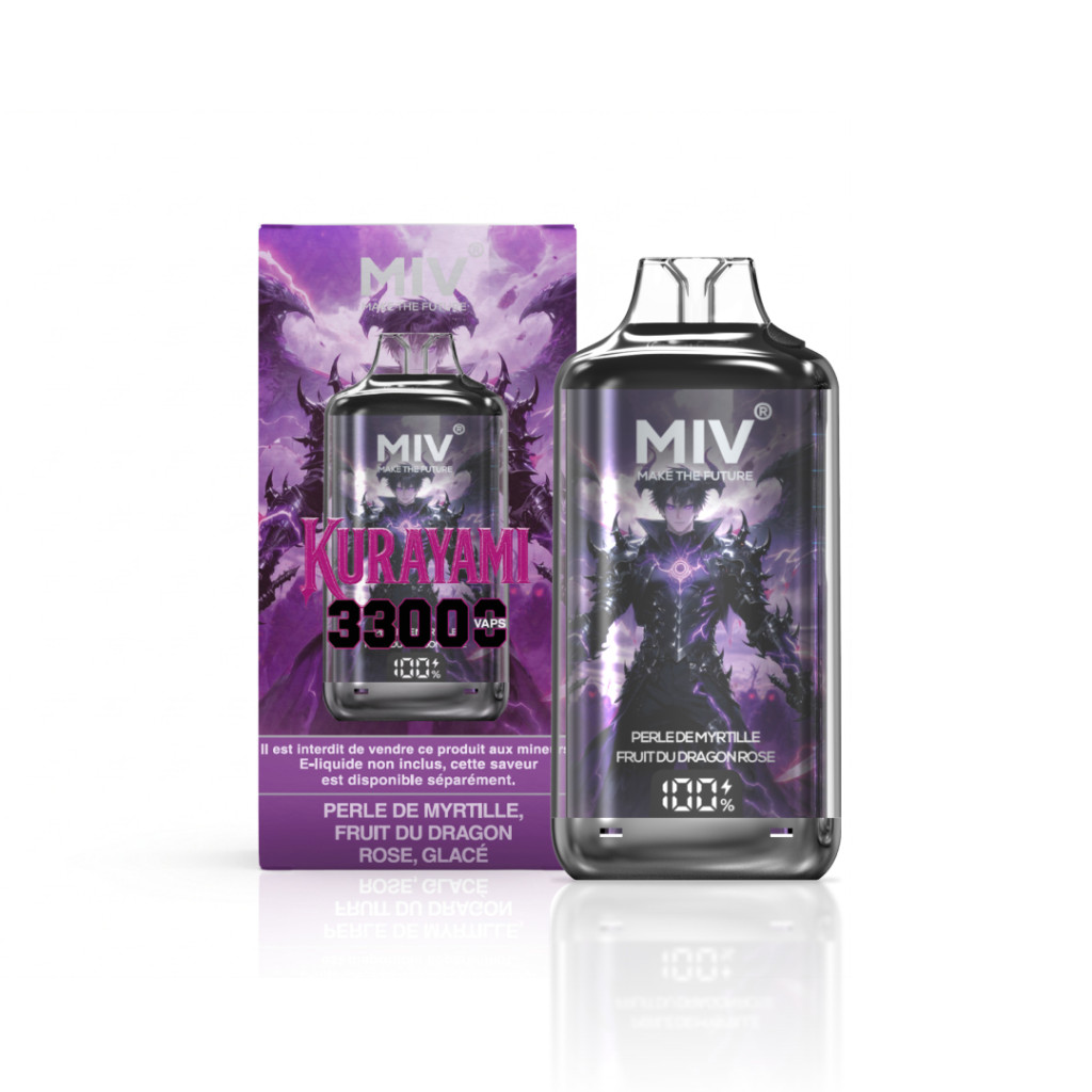 miv pod rechargeable perle de myrtille fruit du dragon