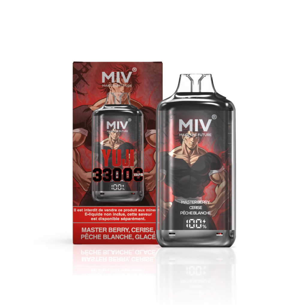 miv pod rechargeable master berry cerise peche blanche