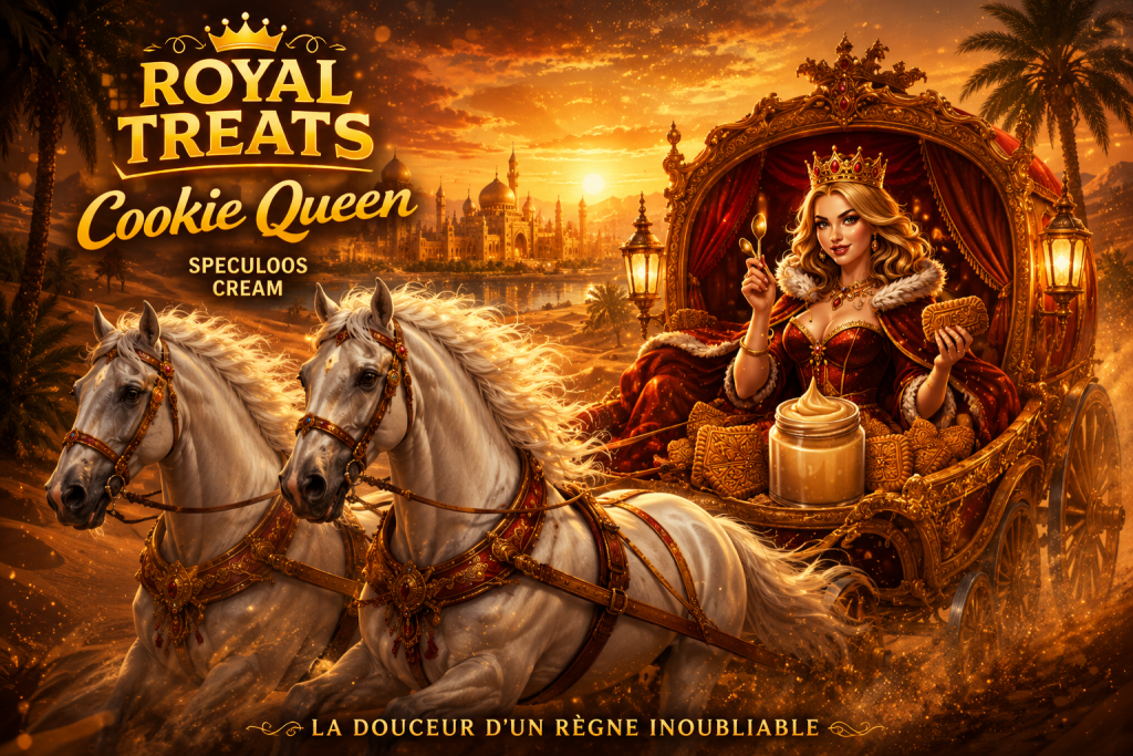 cookie queen royal treats 100ml gamme gourmande disponible sur Magic Vape