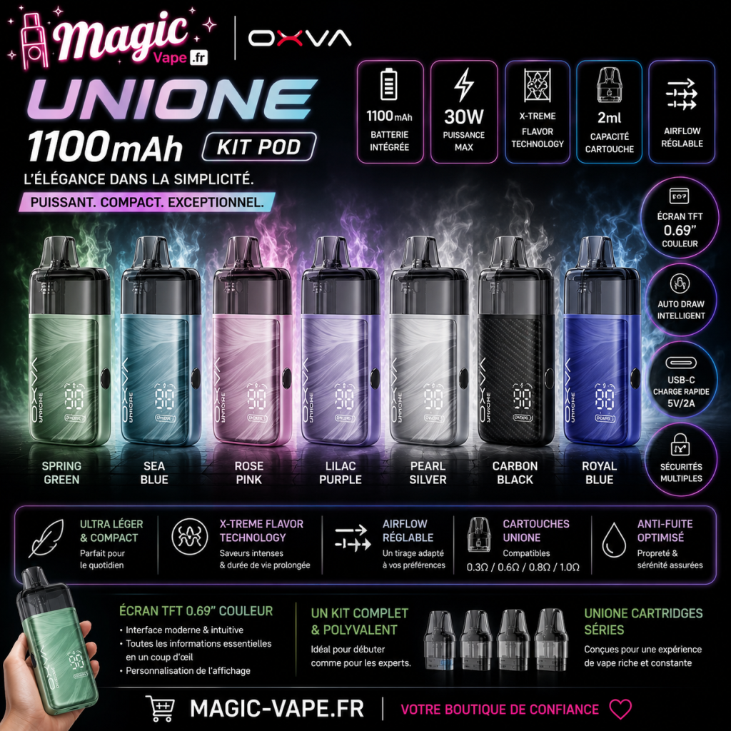Meilleurs pods 2027 : notre sélection Magic Vape 18 Meilleurs pods 2027 Argus G4 NeXLIM GO Aspire Pixo Max