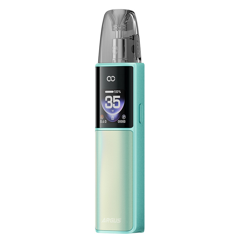kit pod argus g4 1650mah voopoo vert aurore pod multi ohm 35w