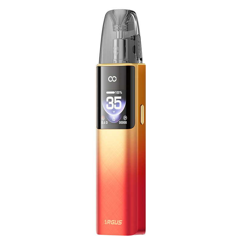 kit pod argus g4 1650mah voopoo sunset orange pod multi ohm 35w