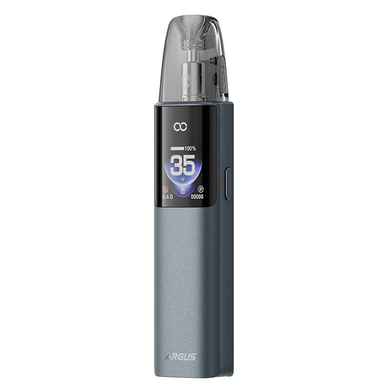 kit pod argus g4 1650mah voopoo gris acier pod multi ohm 35w